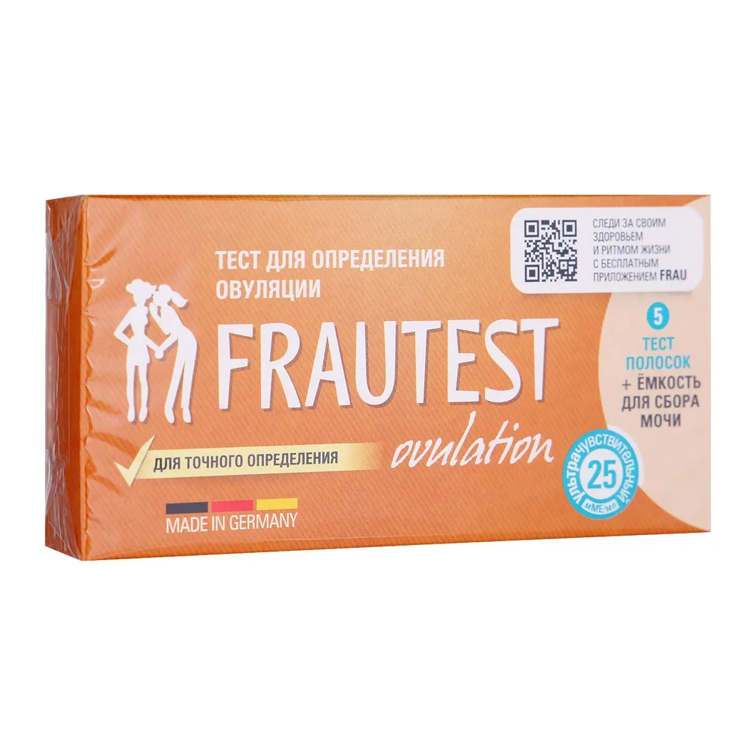 Тест на овуляцию Фраутест ovulation тест-полоска №5