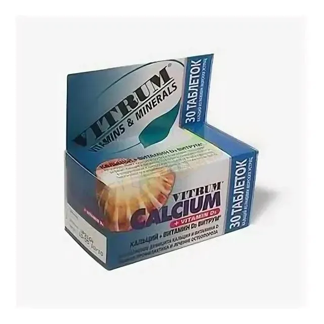 Витрум кальций+витамин Д3 таб. п.п.о. 500мг №30