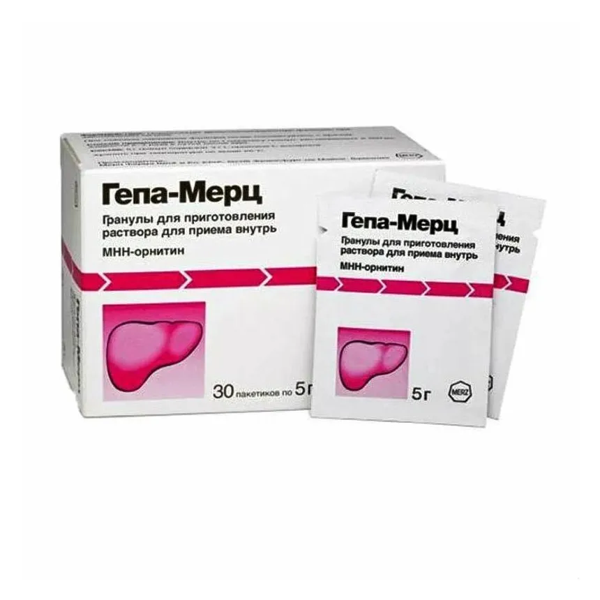 Гепа-Мерц гран. д/р-ра внутр. 3г/5г №30