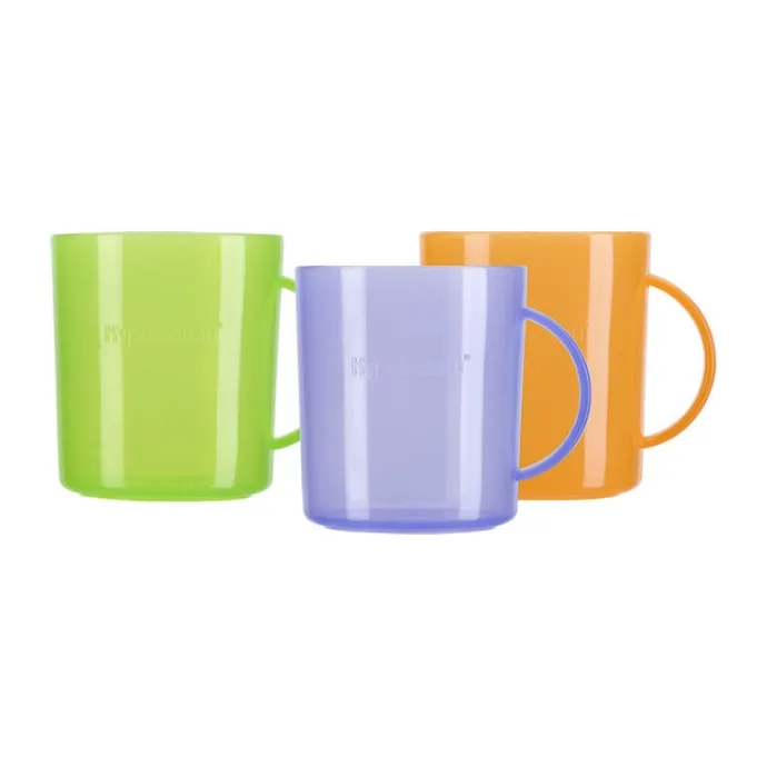 МД Курносики кружка цветная с ручкой 6+мес 200мл  (17027)