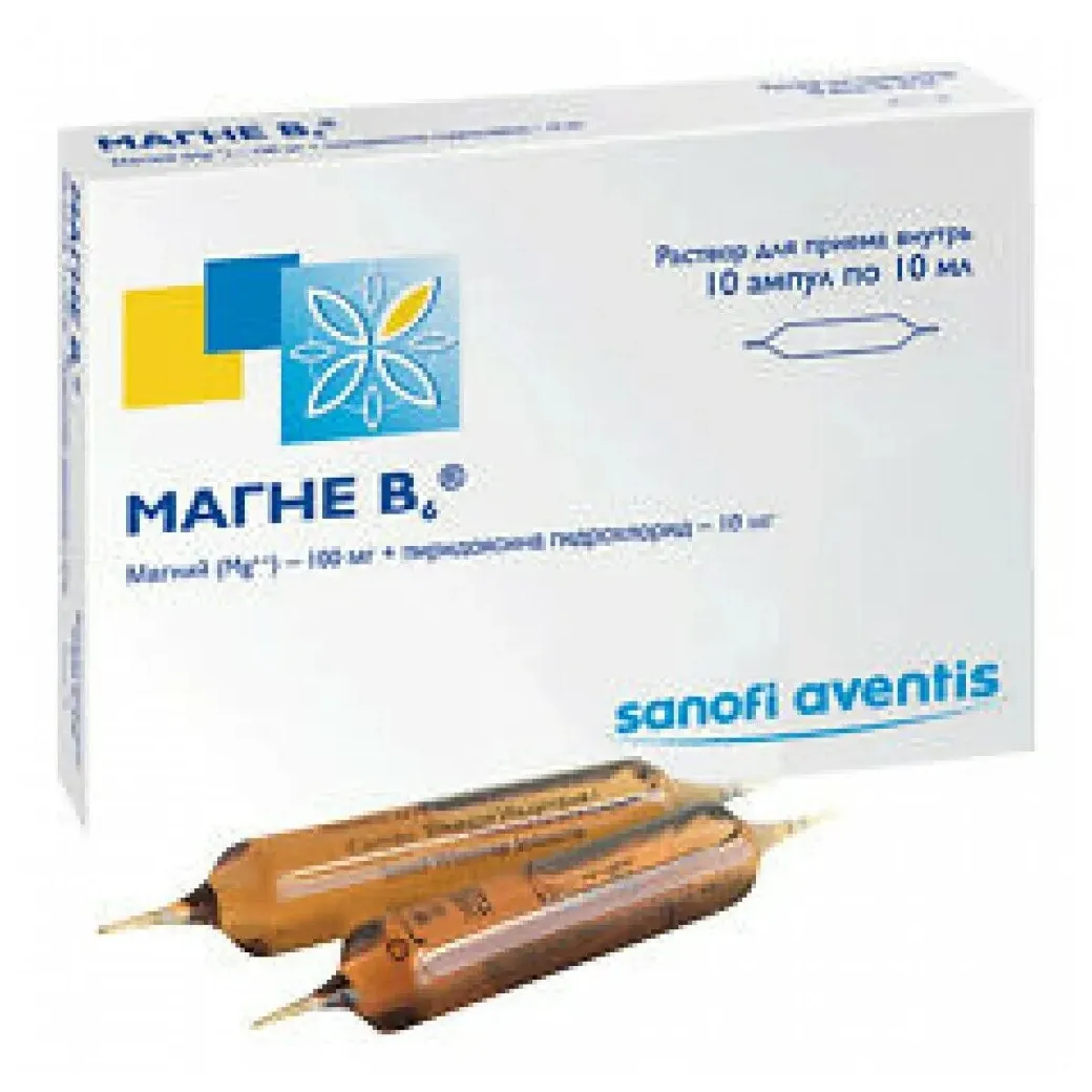 Магне B6 р-р внутр 10мл №10