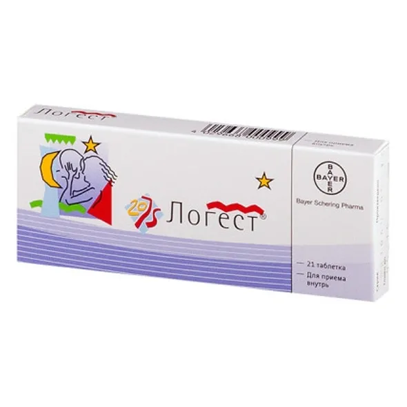 Логест таб. п.о 75мкг+20мкг №21