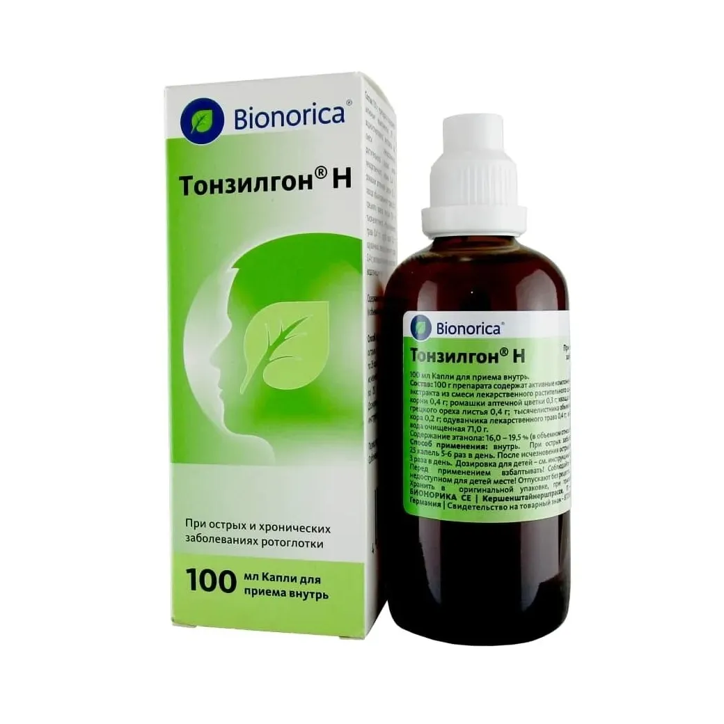 Тонзилгон Н капли внутр. 100мл №1