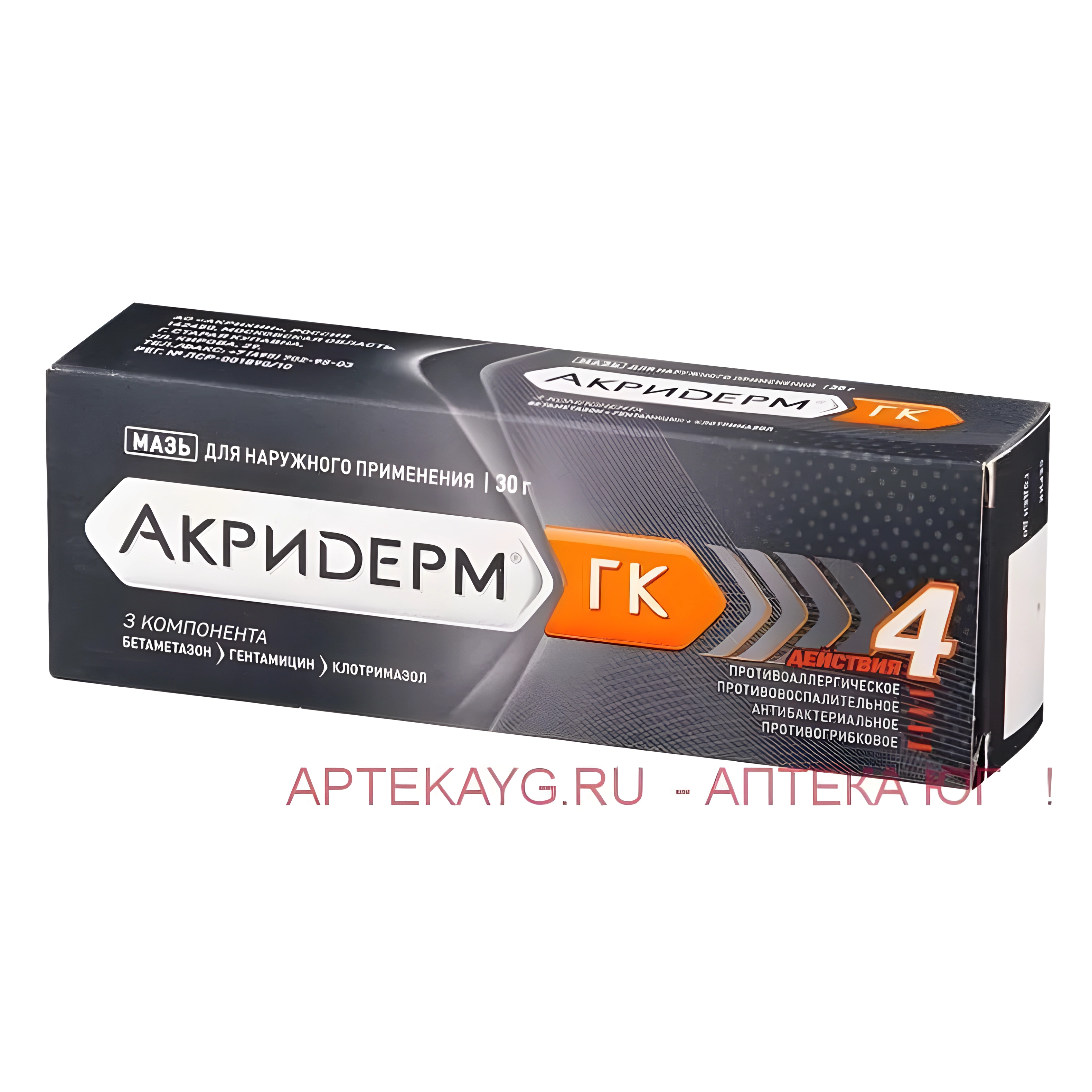 Акридерм ГК мазь 30г №1