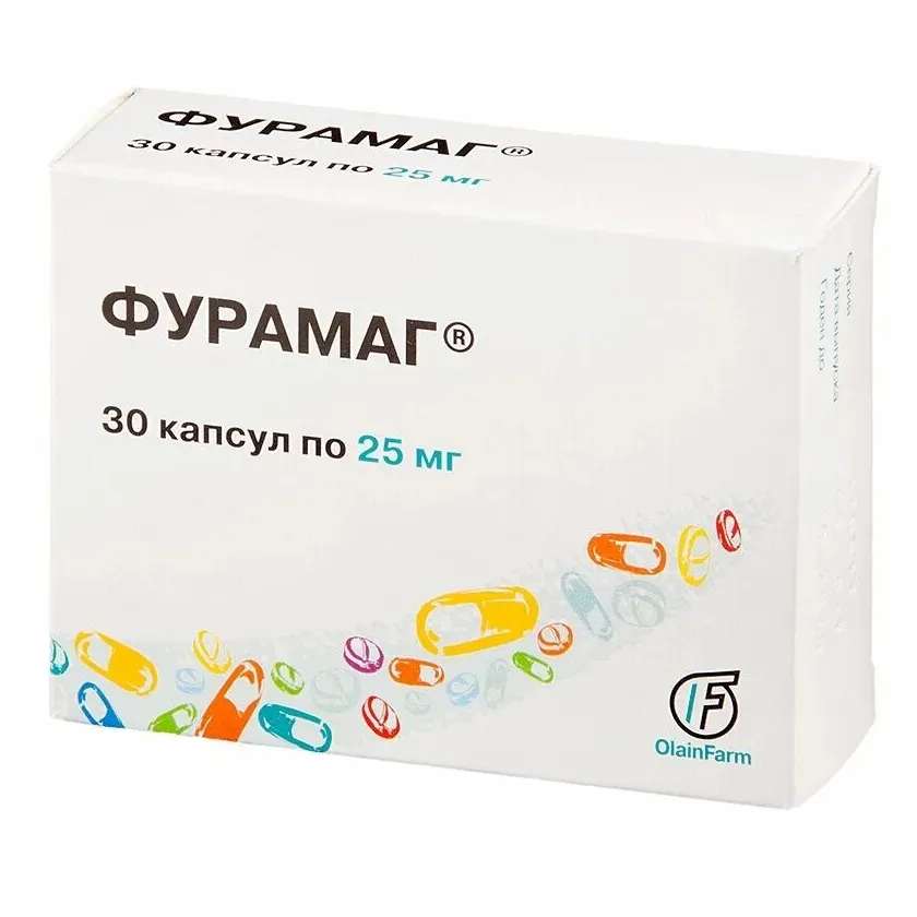 Фурамаг капс. 25мг №30