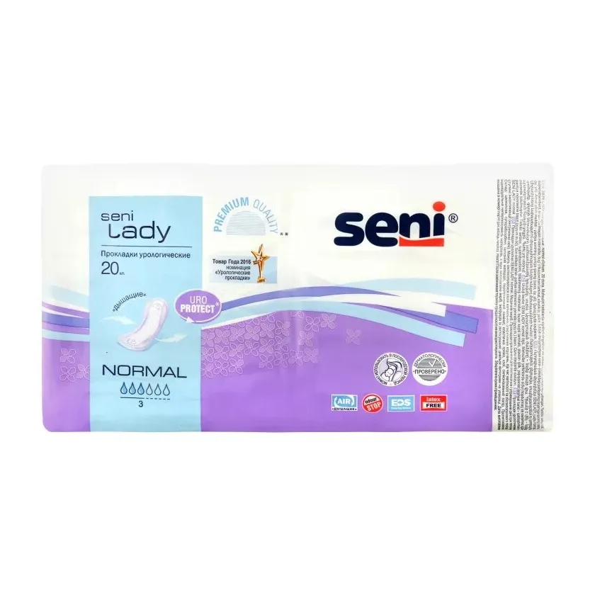 Прокладки урологич Сени леди нормал №20  (390мл)