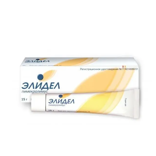 Элидел крем д/наруж прим. 1% 15г №1