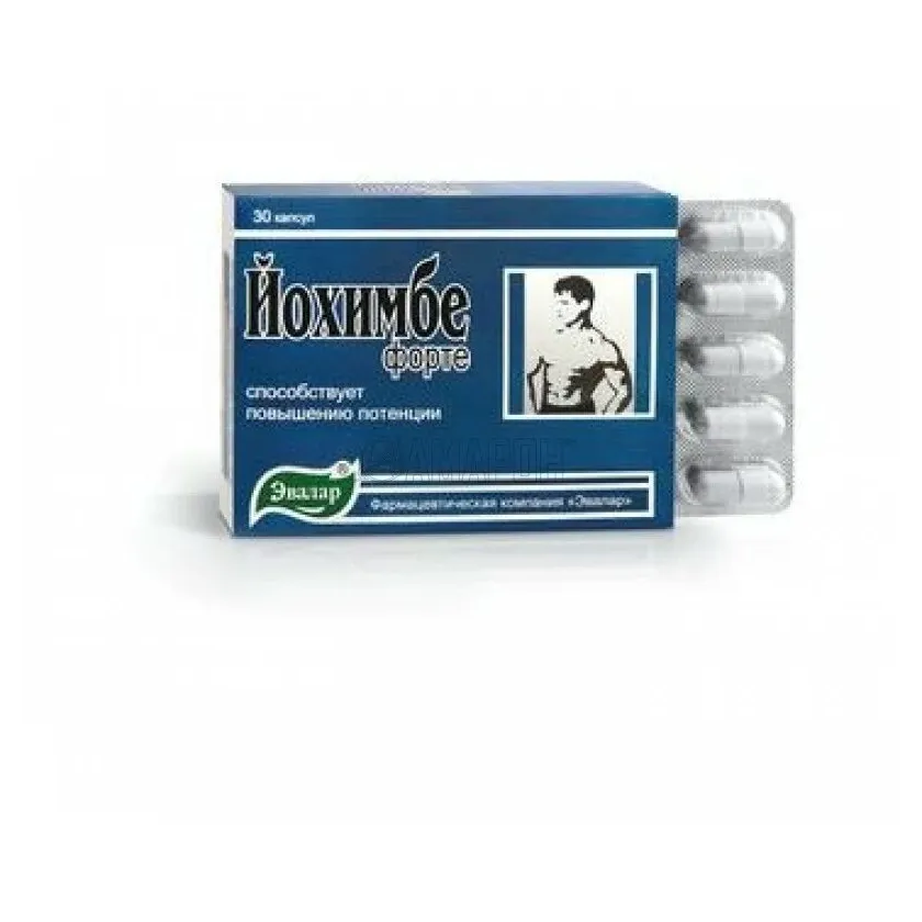 Йохимбе форте капс. 200мг №30