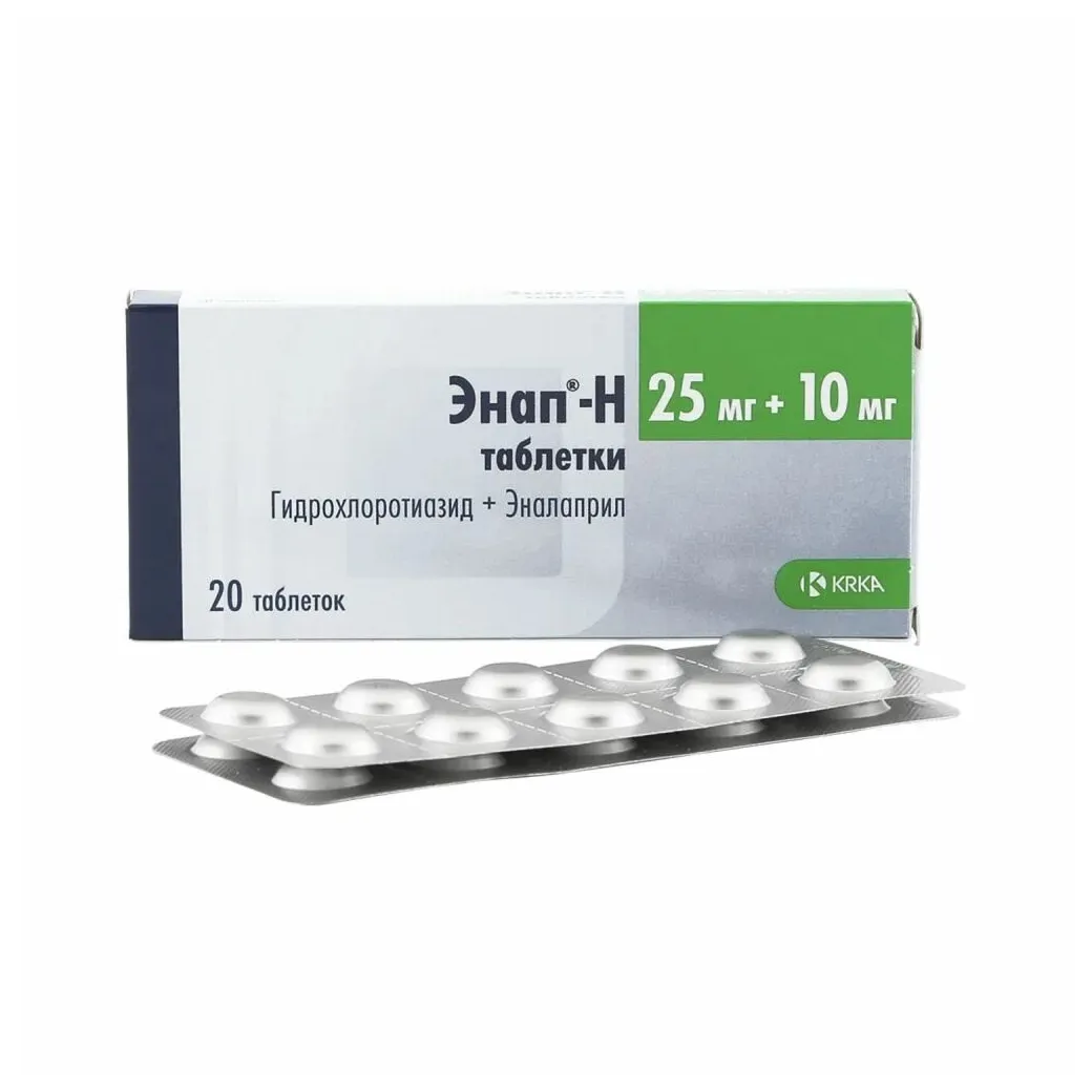 Энап-H таб. 25мг+10мг №20