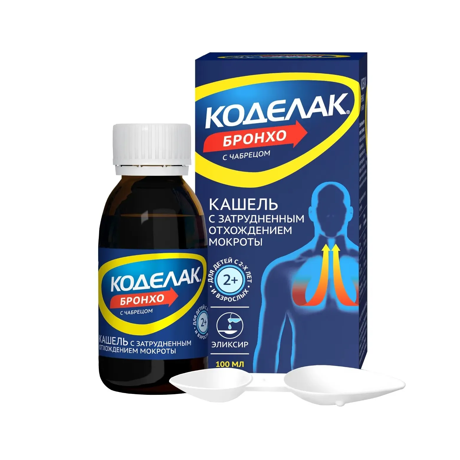 Коделак Бронхо с чабрецом эликсир 100мл №1
