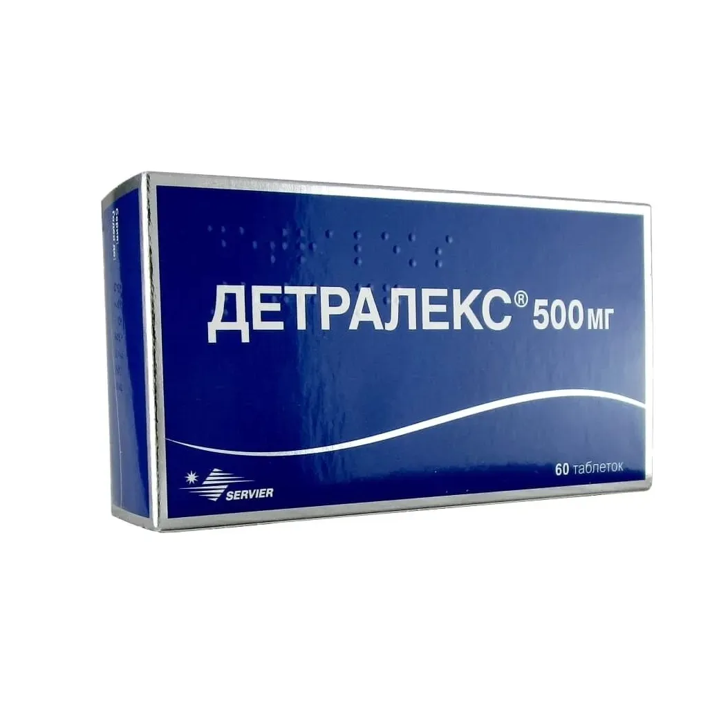 Детралекс таб. п.п.о. 500мг №60