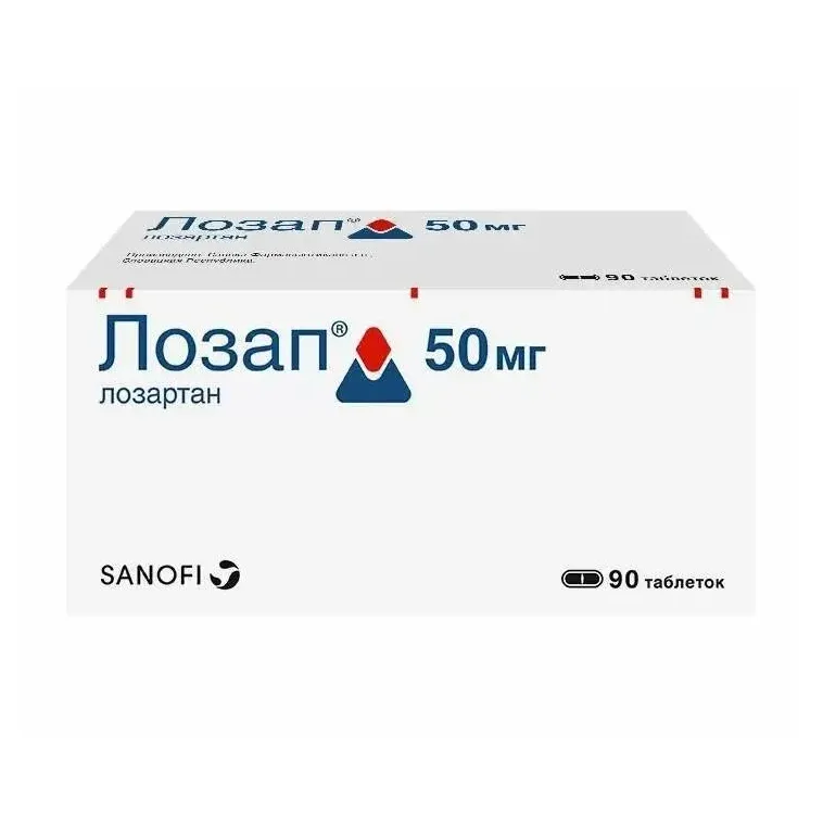 Лозап таб. п.п.о. 50мг №90