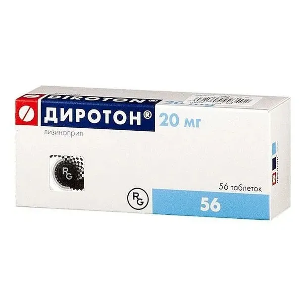 Диротон таб. 20мг №56