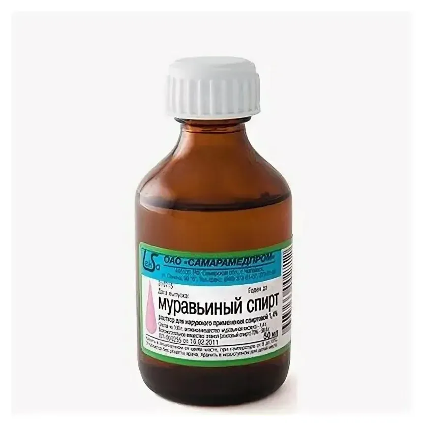 Муравьиный спирт р-р наруж. 1,4% 50мл №1