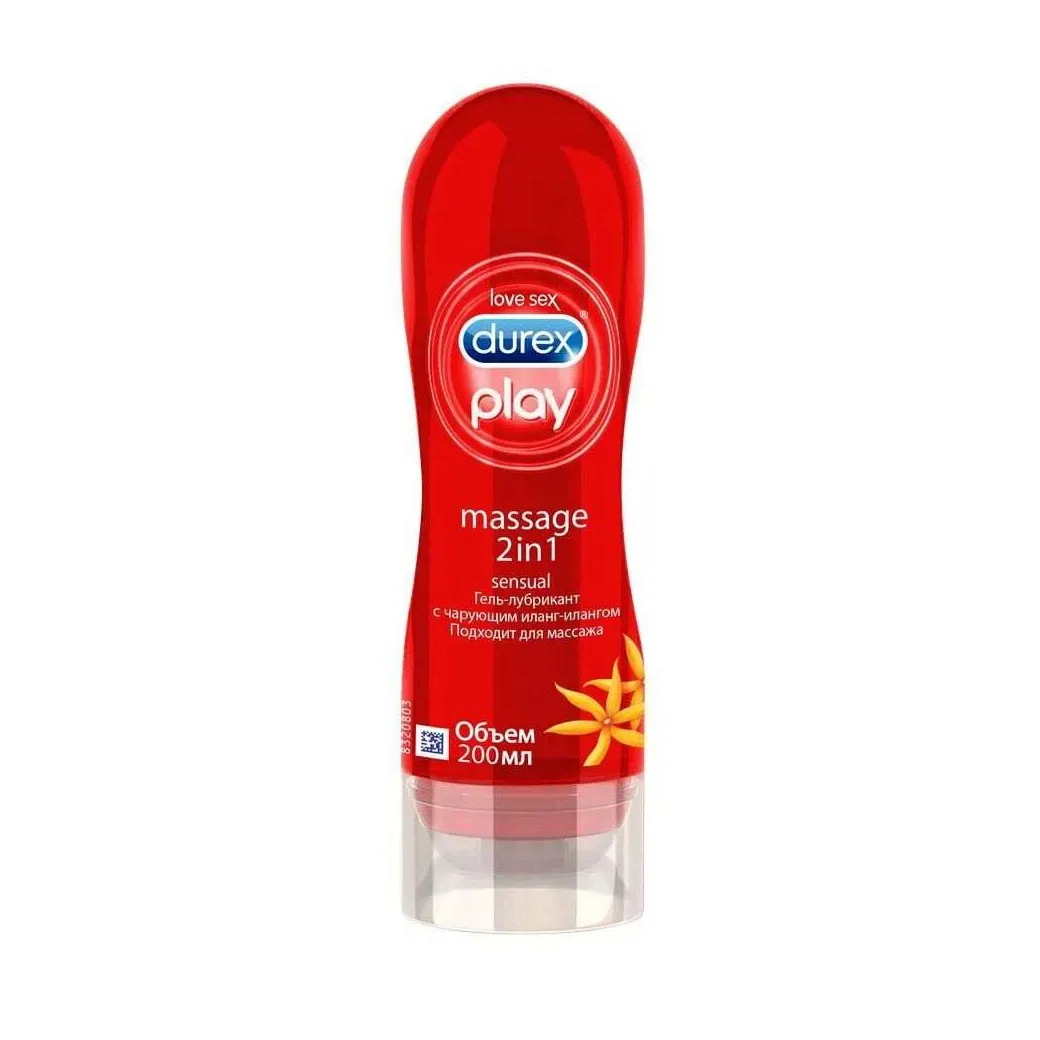Гель-смазка Дюрекс/Durex плей Mssg 2в1 sensual иланг-иланг 200мл