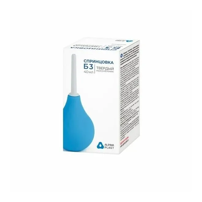 Спринцовка пвх Б-3 тверд нак 40мл