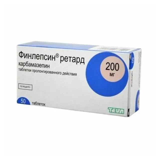Финлепсин ретард таб.пролонг. 200мг №50