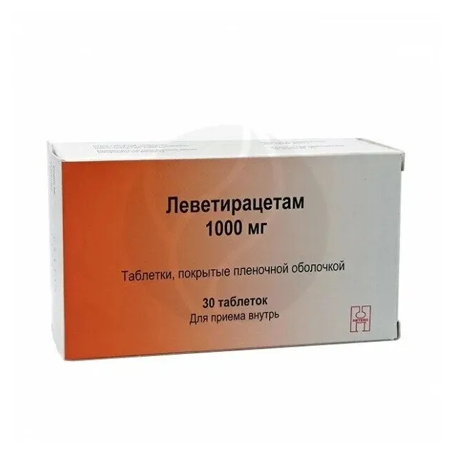 Леветирацетам таб. п.п.о. 1000мг №30