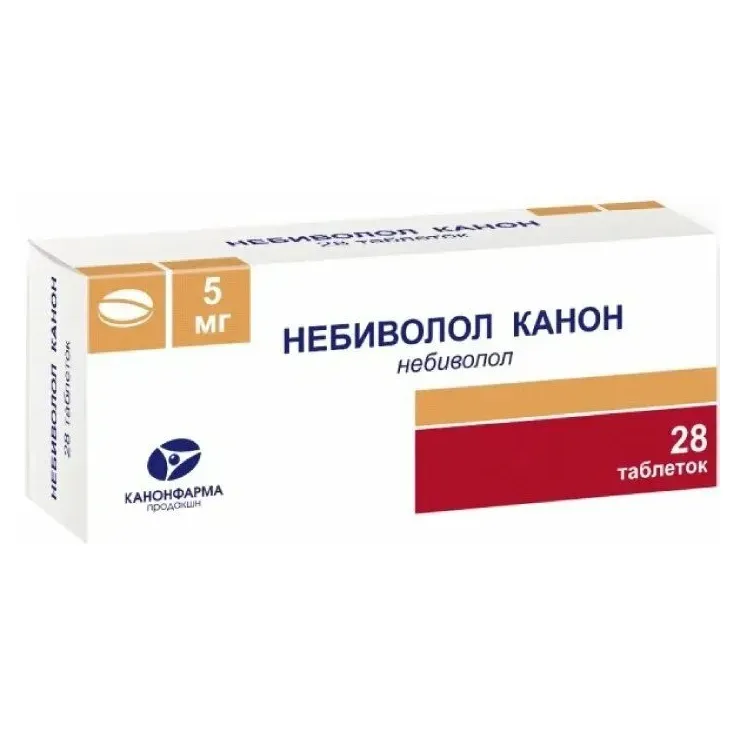 Небиволол-канон таб. 5мг №28