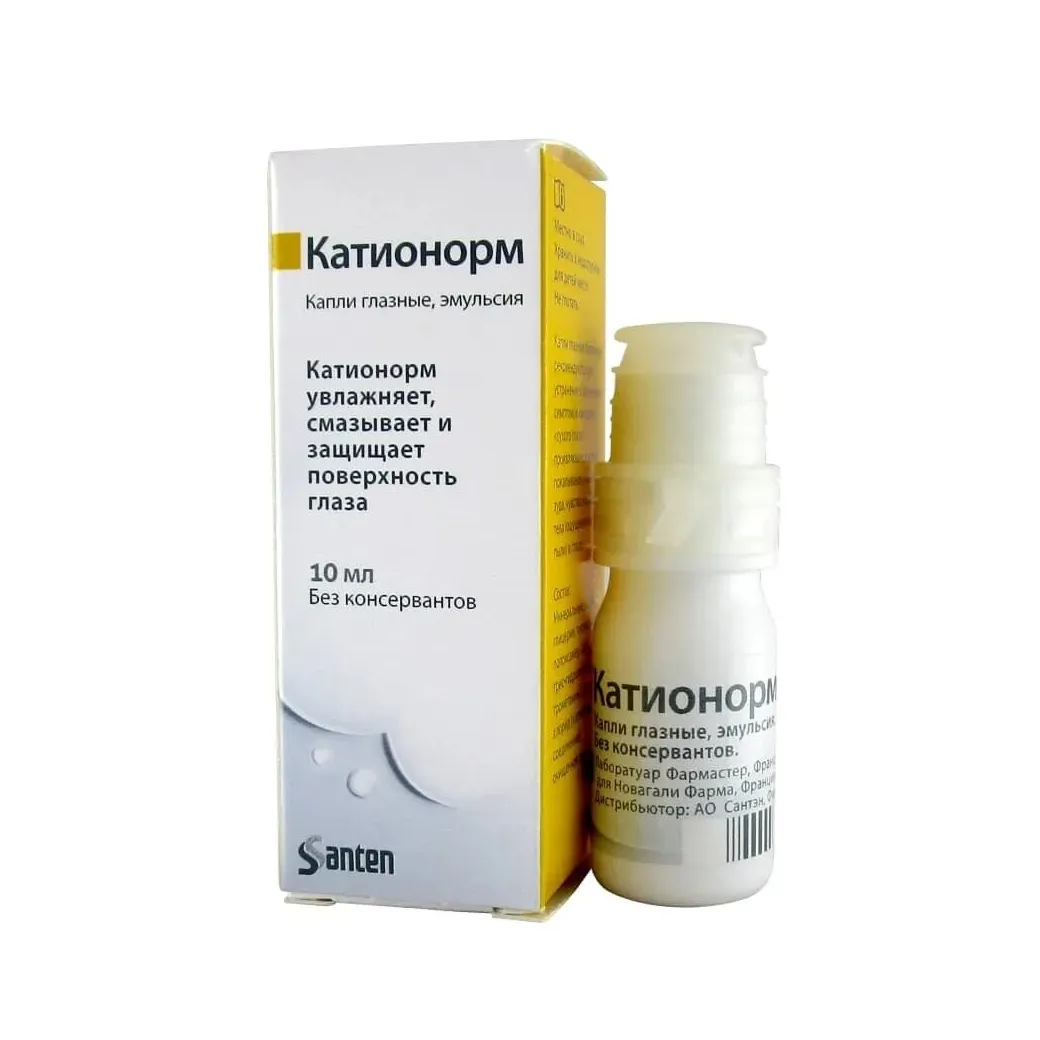 Катионорм капли гл. 10мл