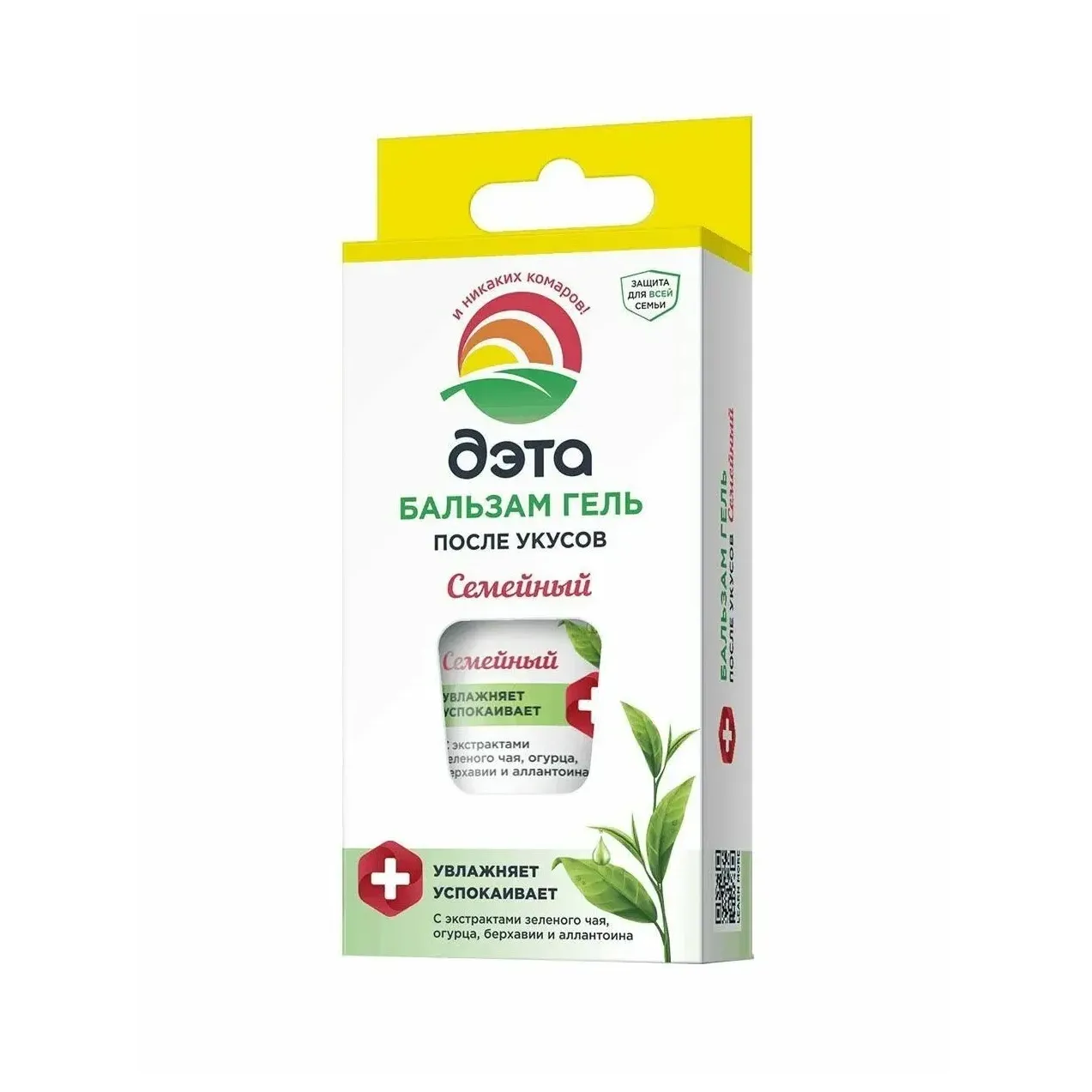 Репеллент дэта бальзам гель после укусов семейный 20мл