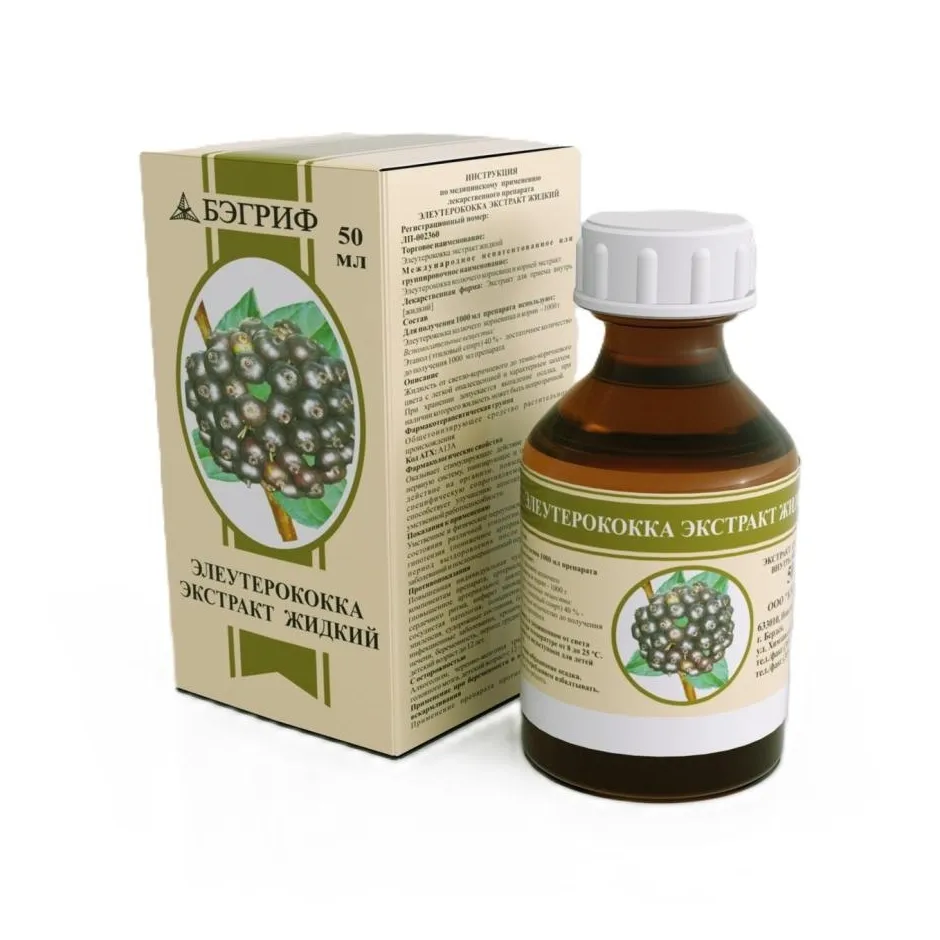 Элеутерококк экстр. внутрь 50мл