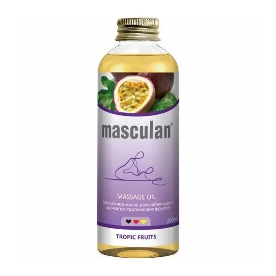Масло массажное Маскулан тропические фрукты 200мл