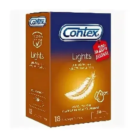 Презервативы Контекс/Contex лайт особо тонкие №18
