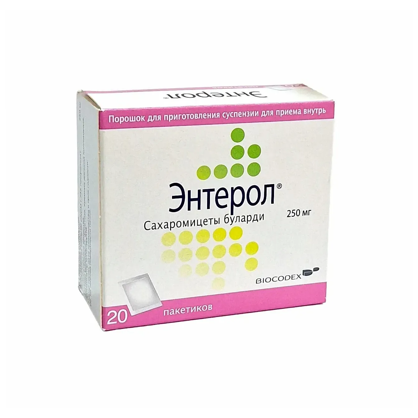 Энтерол пор. д/сусп.внутр. 250мг №20