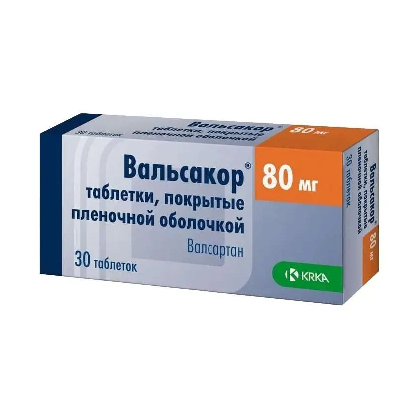 Вальсакор таб. п.п.о. 80мг №30
