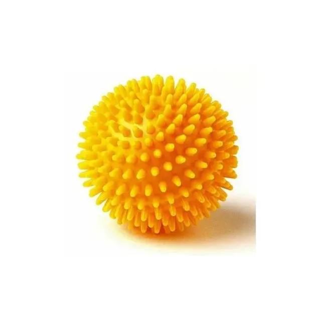 Мяч массажный MM 8см  (желтый)