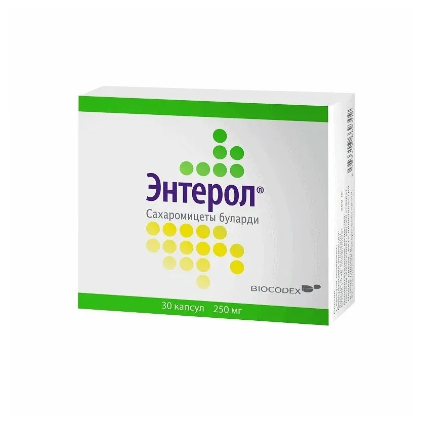 Энтерол капс. 250мг №30  (флакон)