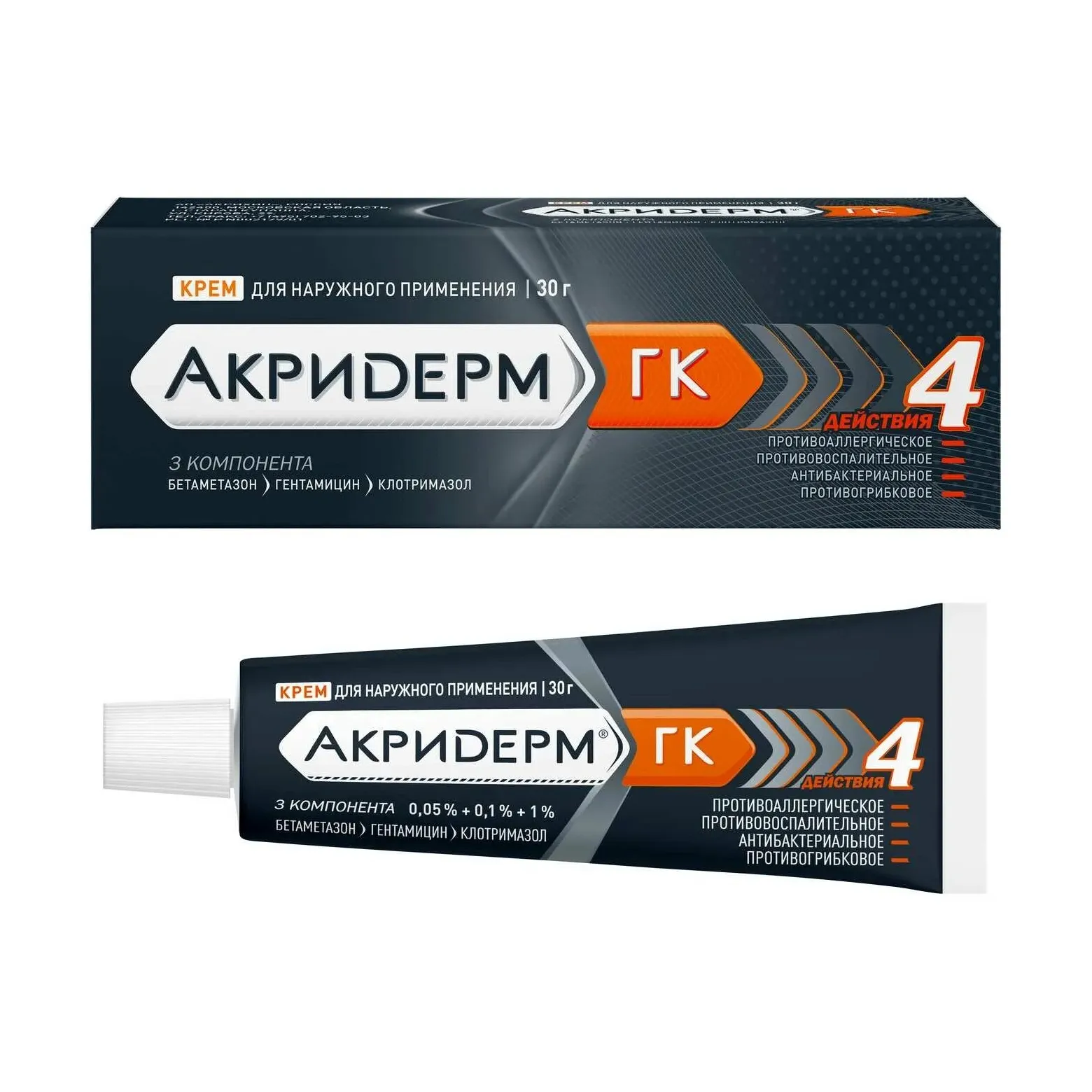 Акридерм ГК крем 30г №1
