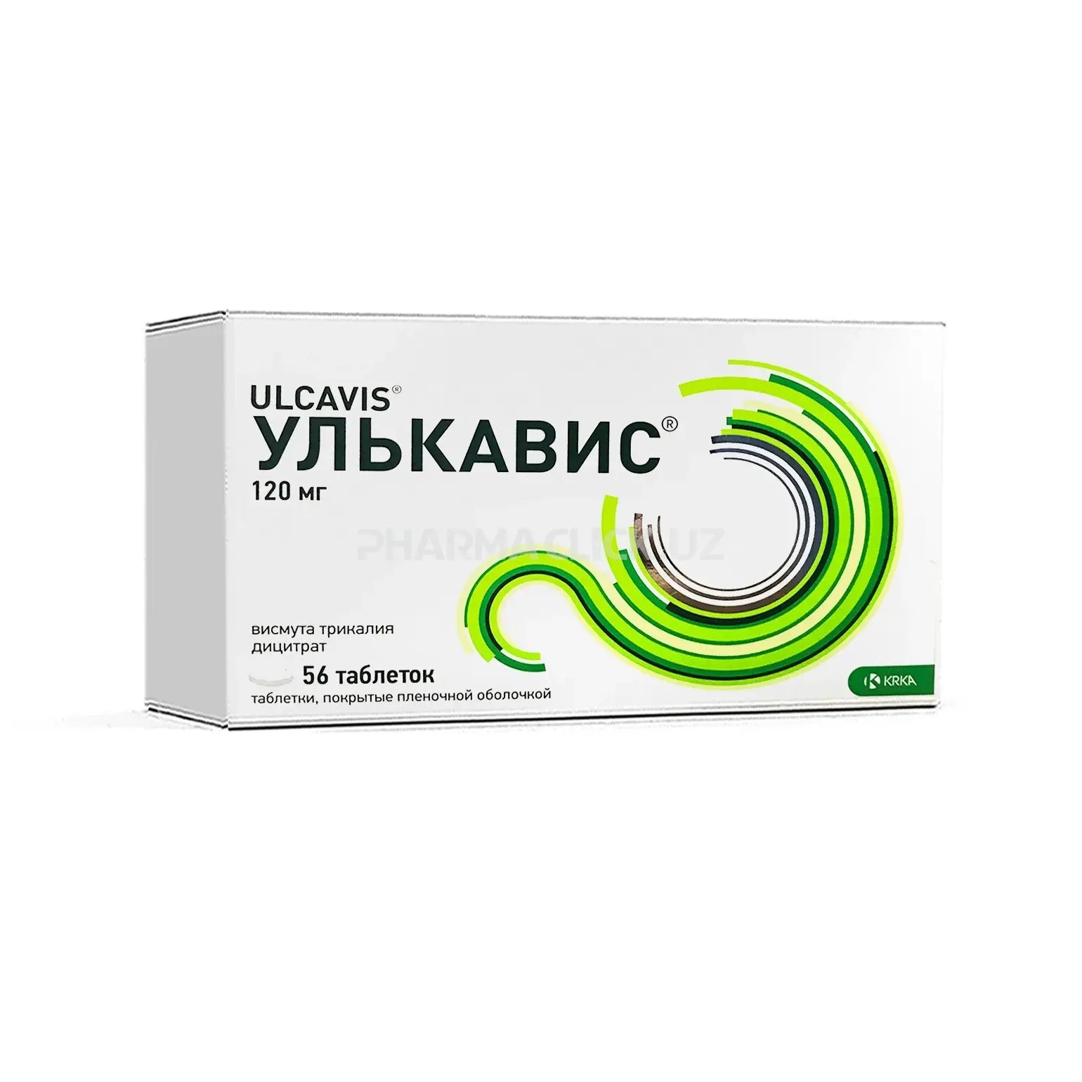 Улькавис таб. п.п.о. 120мг №56