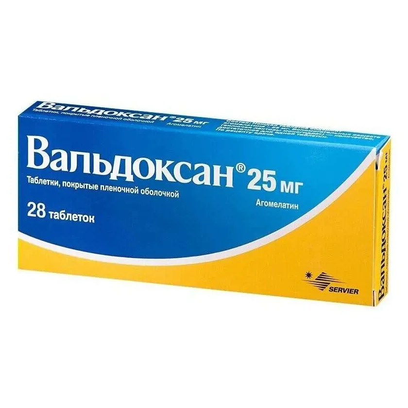 Вальдоксан® таб. п/плен. об. 25мг №28