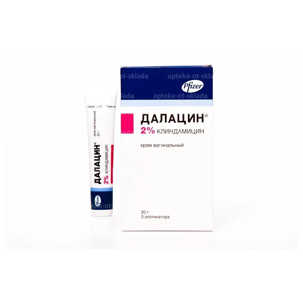 Далацин крем вагин 2 % (с аппликат 3шт) 20 г х1 ^^