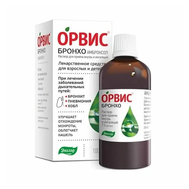 Орвис® бронхо тимьян сироп 100мл фл. т/ст. и/у