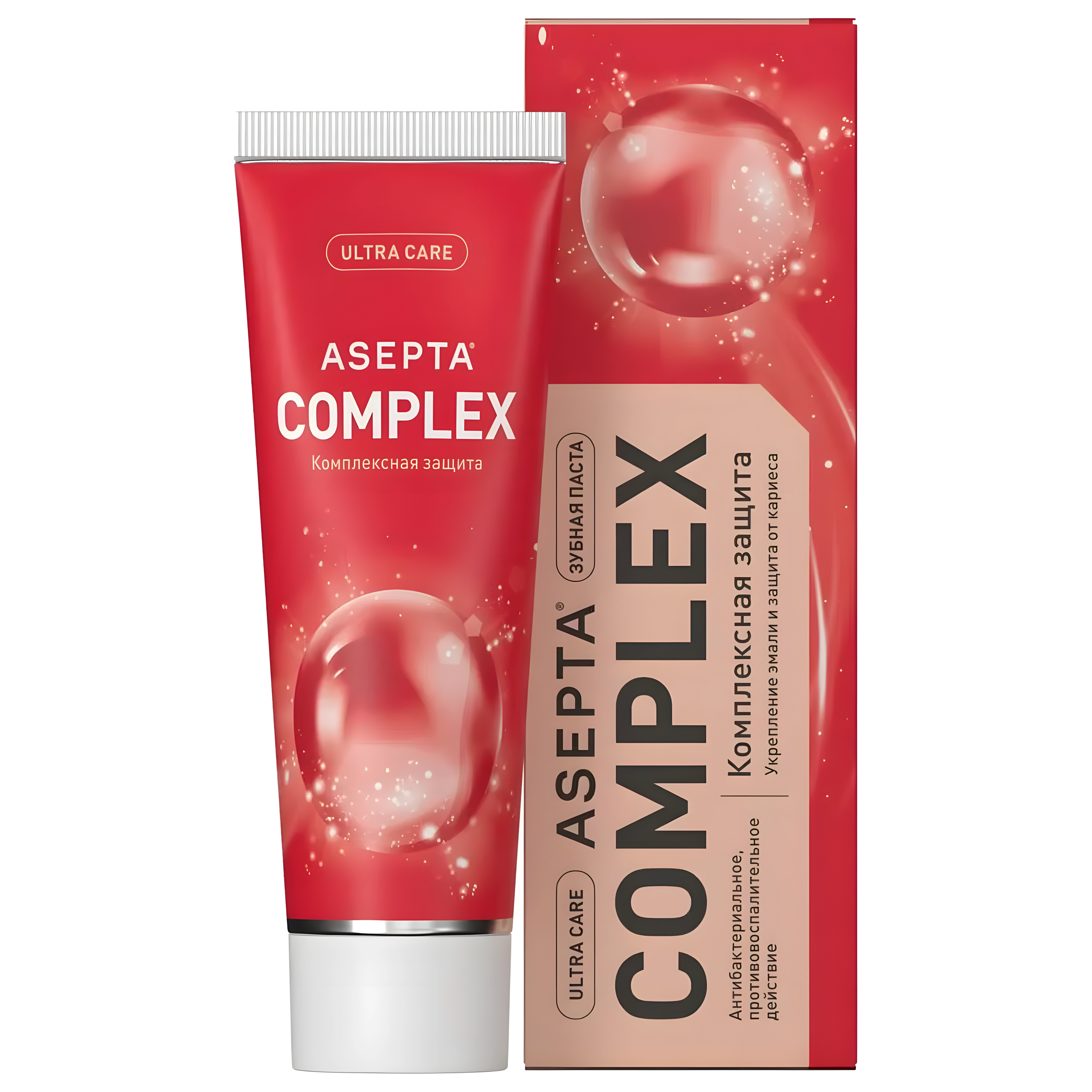 Асепта паста зубная комплексная защита туба 75мл