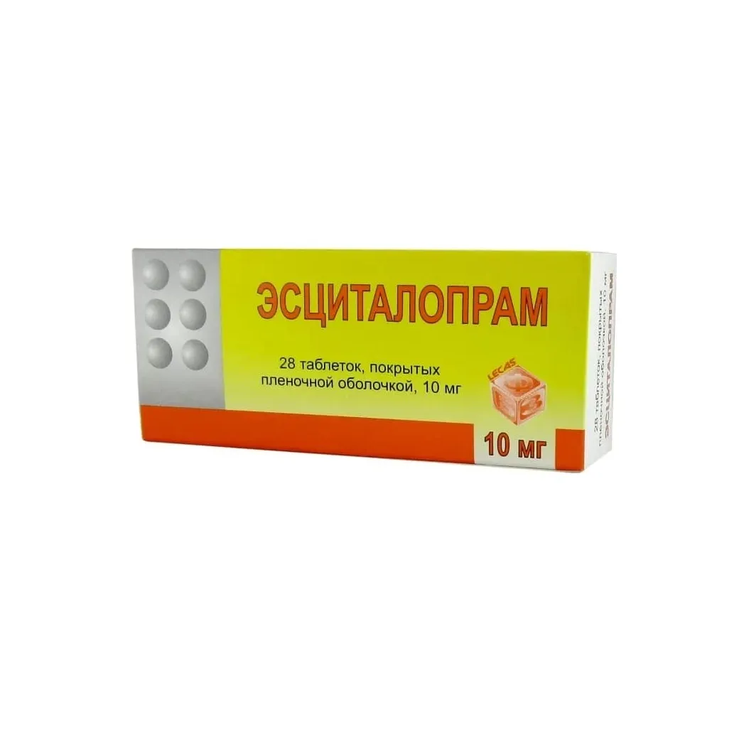 Эсциталопрам таб. п.п.о. 10мг №28