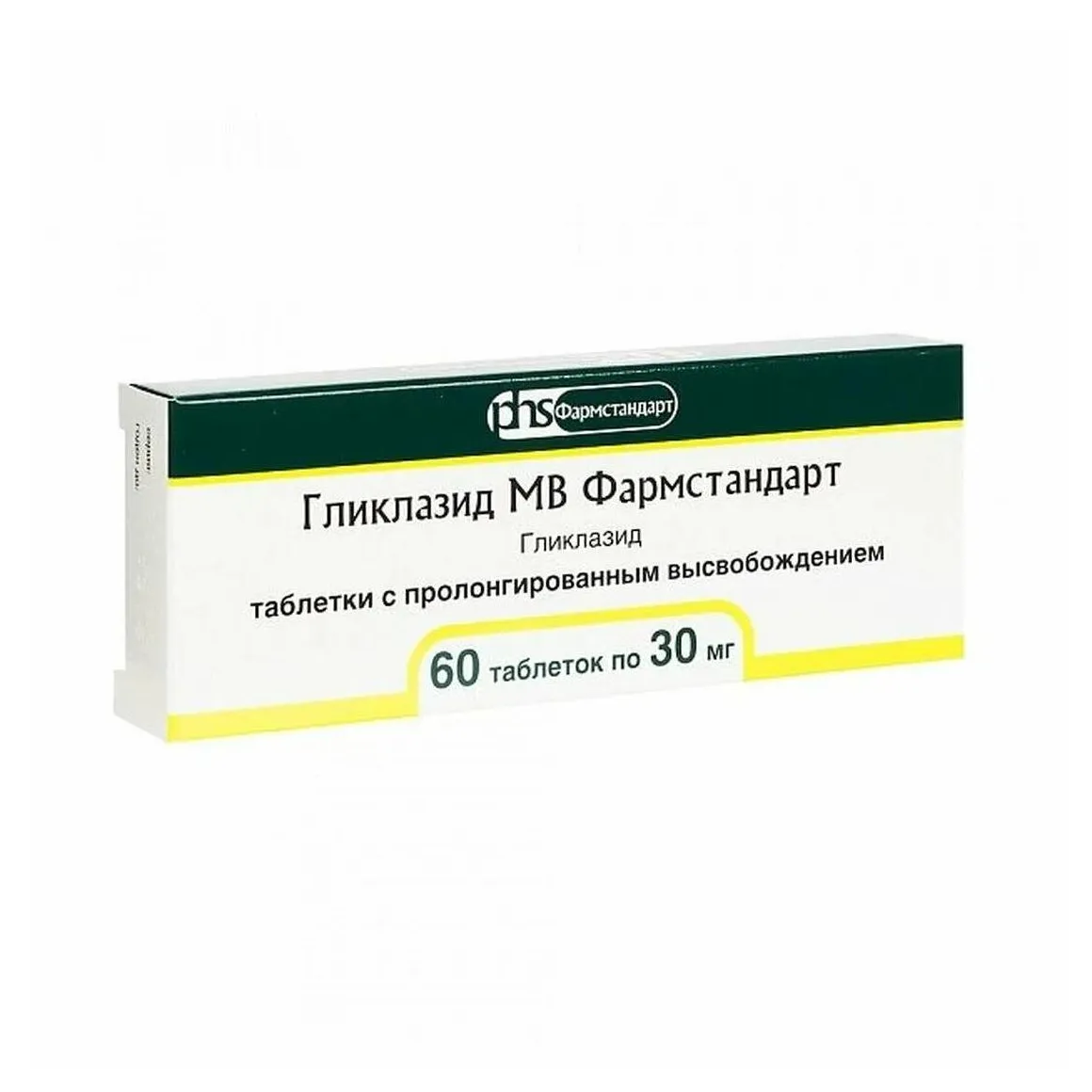 Гликлазид МВ Фармстандарт таб.пролонг.высвоб. 60мг №30