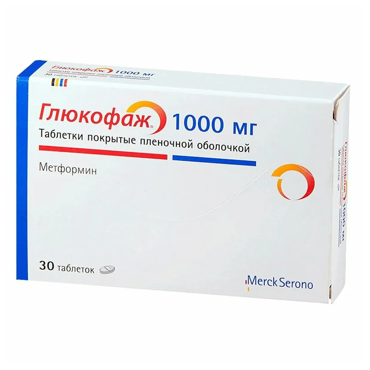 Глюкофаж лонг таб.пролонг. 1г №30