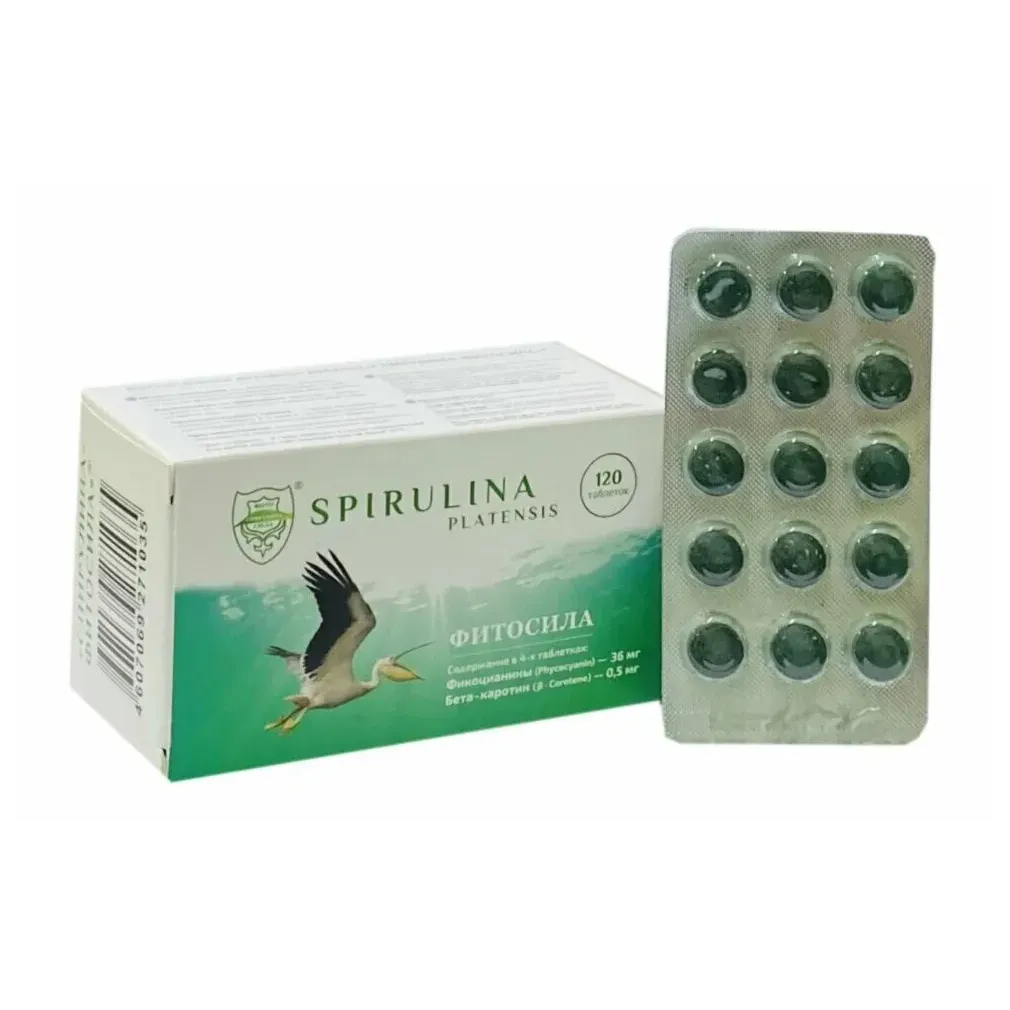 Спирулина-фитосила таб. 0,35г №120
