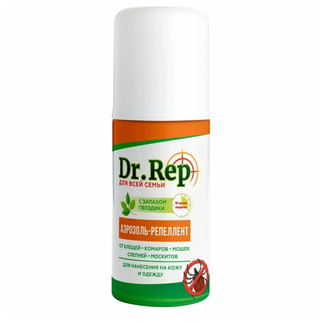Репеллент доктор реп аэрозоль универсальный от клещей и комаров 100мл