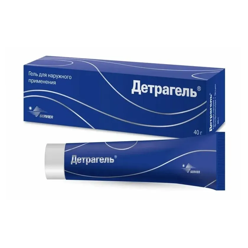 Детрагель гель д/наружн. прим. 40г №1