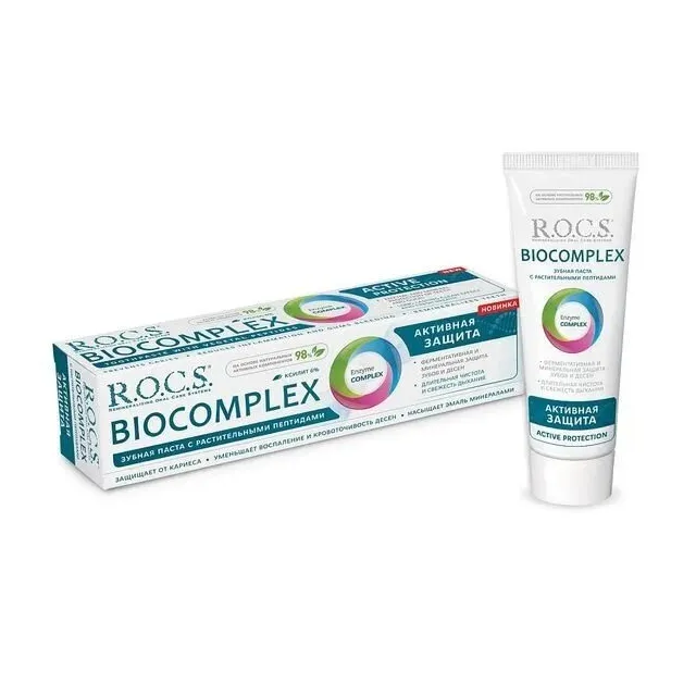 З/паста Рокс биокомплекс активная защита с пептидами 94г