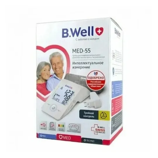 Тонометр автомат Би-велл med-55 с адаптером