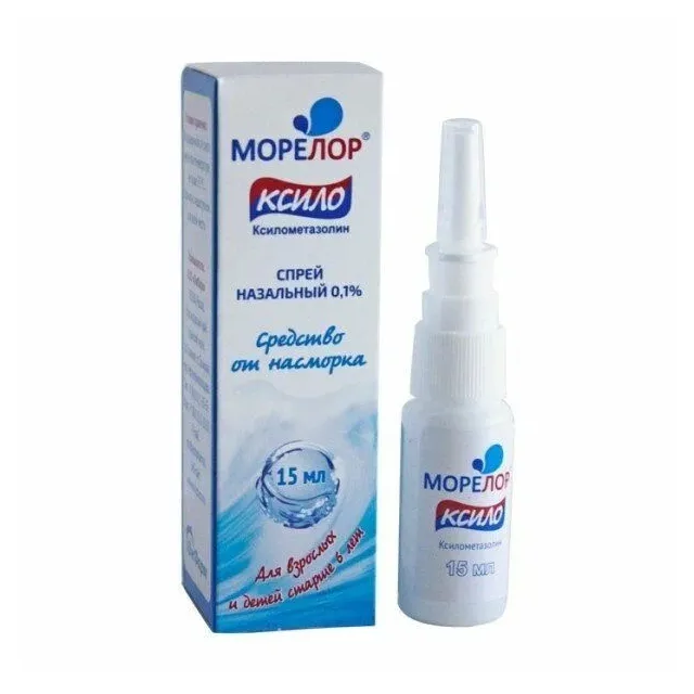 Морелор Ксило спрей наз. 0,1% 15мл №1