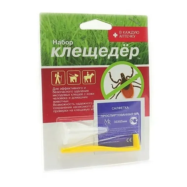 Клещедер устройство д/извлечения клещей