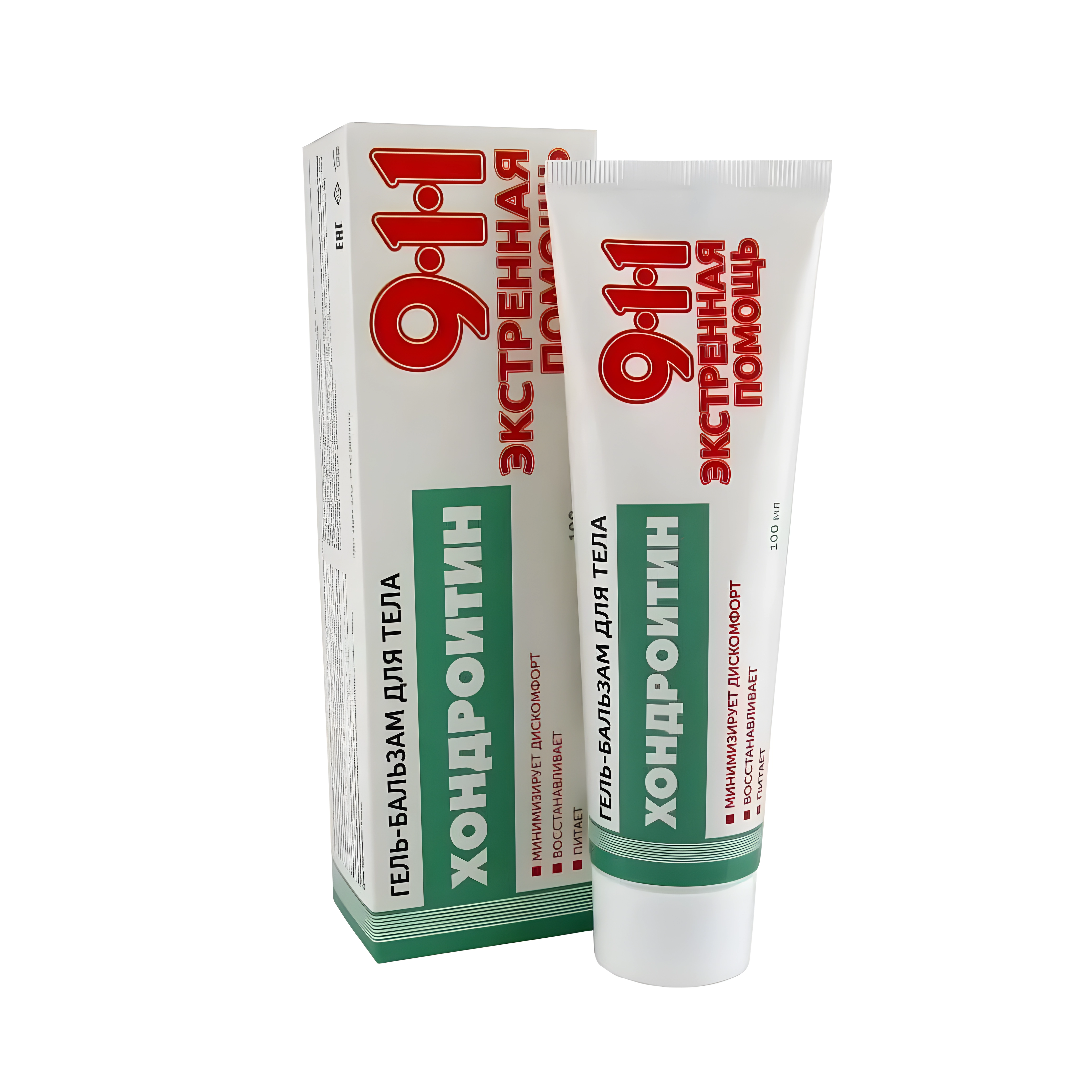 911 экстренная помощь гель-бальзам хондроитин д/тела и суставов 100мл