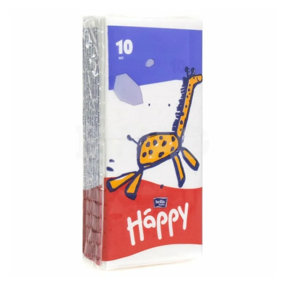 Платочки бумажные Белла N1 классические N10